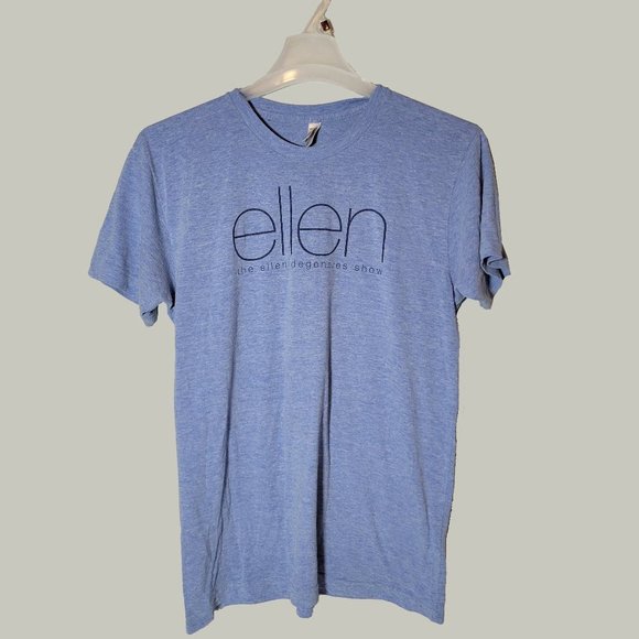 The Ellen Show Tshirt  Promo Blue Short Sleeve Size Large - Picture 1 of 3